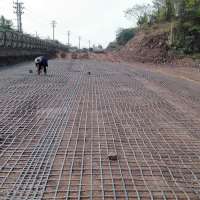 Installing Geogrid in Road Construction